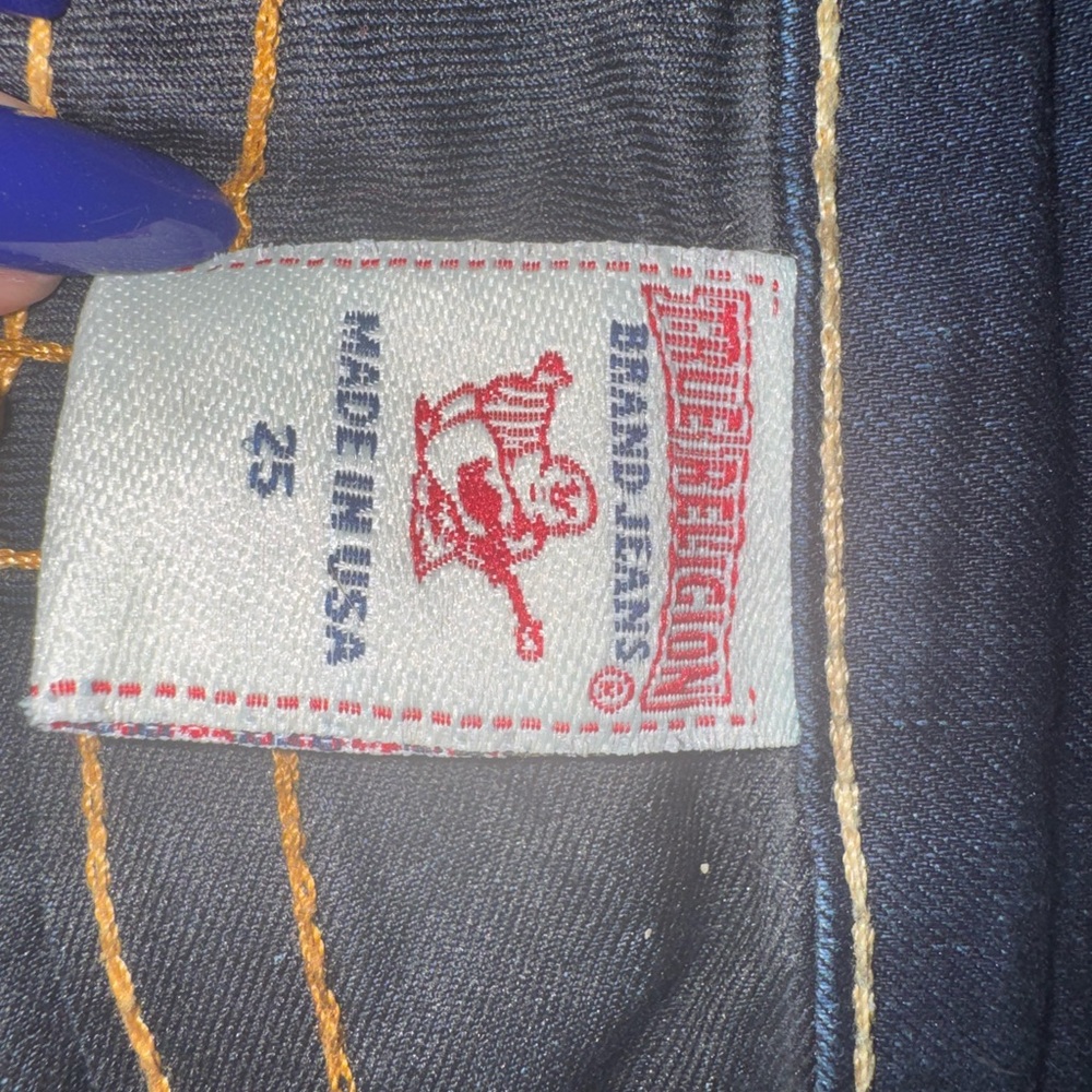 Y2K Custom True Religion denim skirt - Picture 3 of 5